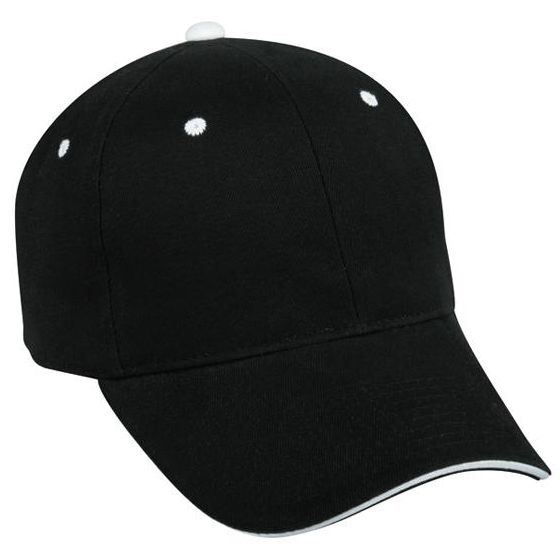 Unisex Structured Brushed Cotton Twill Cap 
